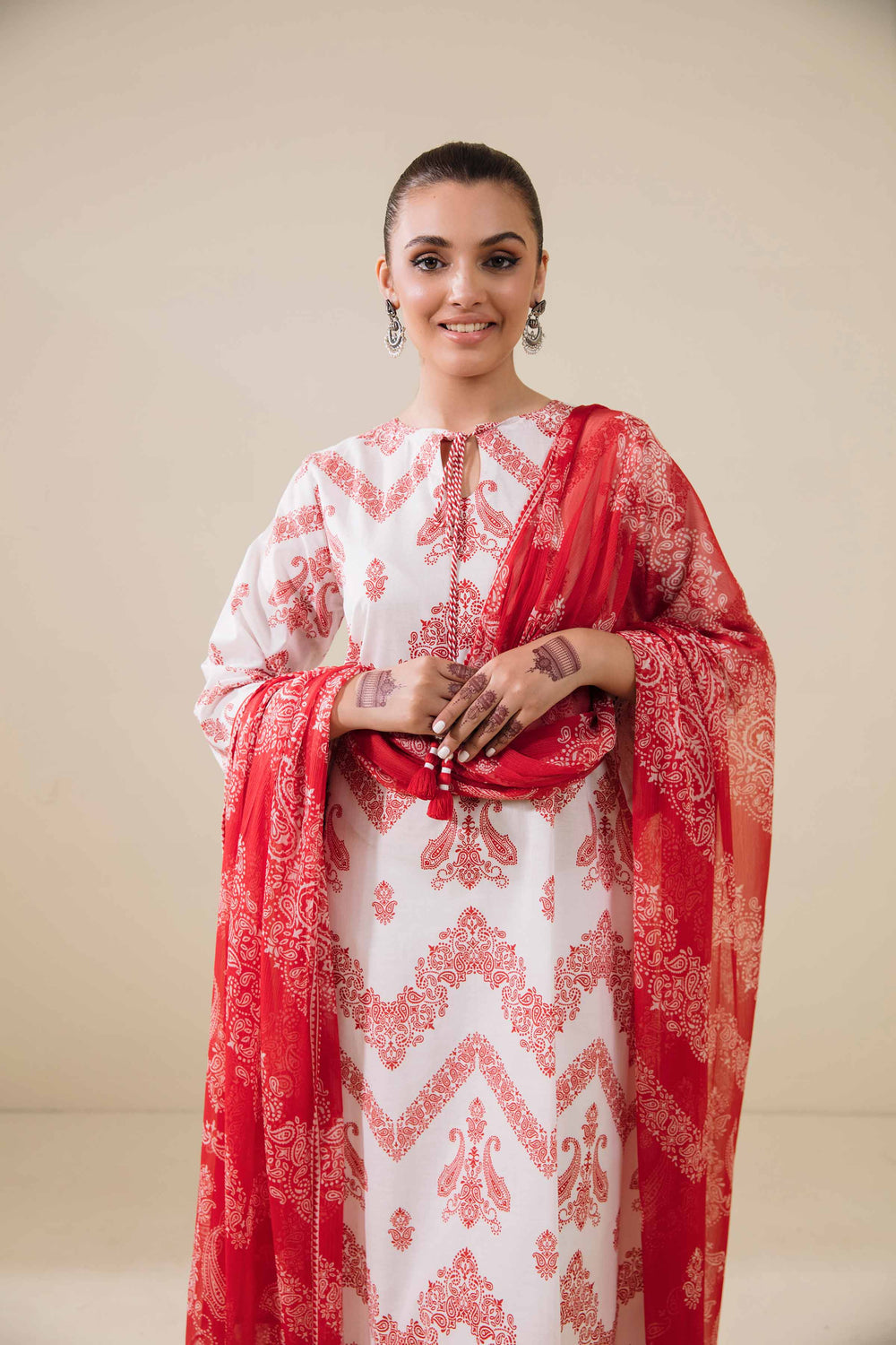 Nishat-Linen With Linen Dupatta