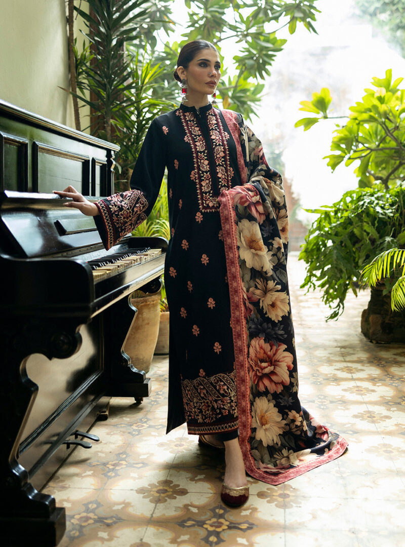 Zainab Chotani 285 – Premium Dhanak Suit with Heavy Embroidery & Wool Dupatta