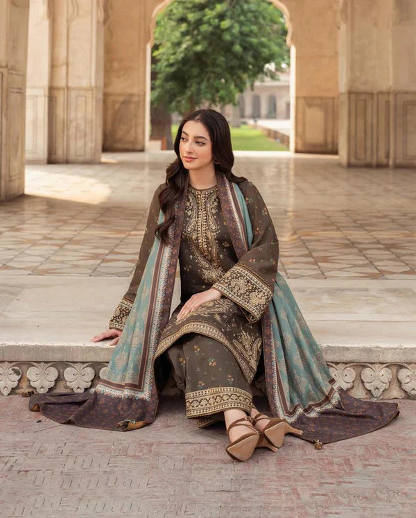 Jazmin Premium Dhanak Three Piece
