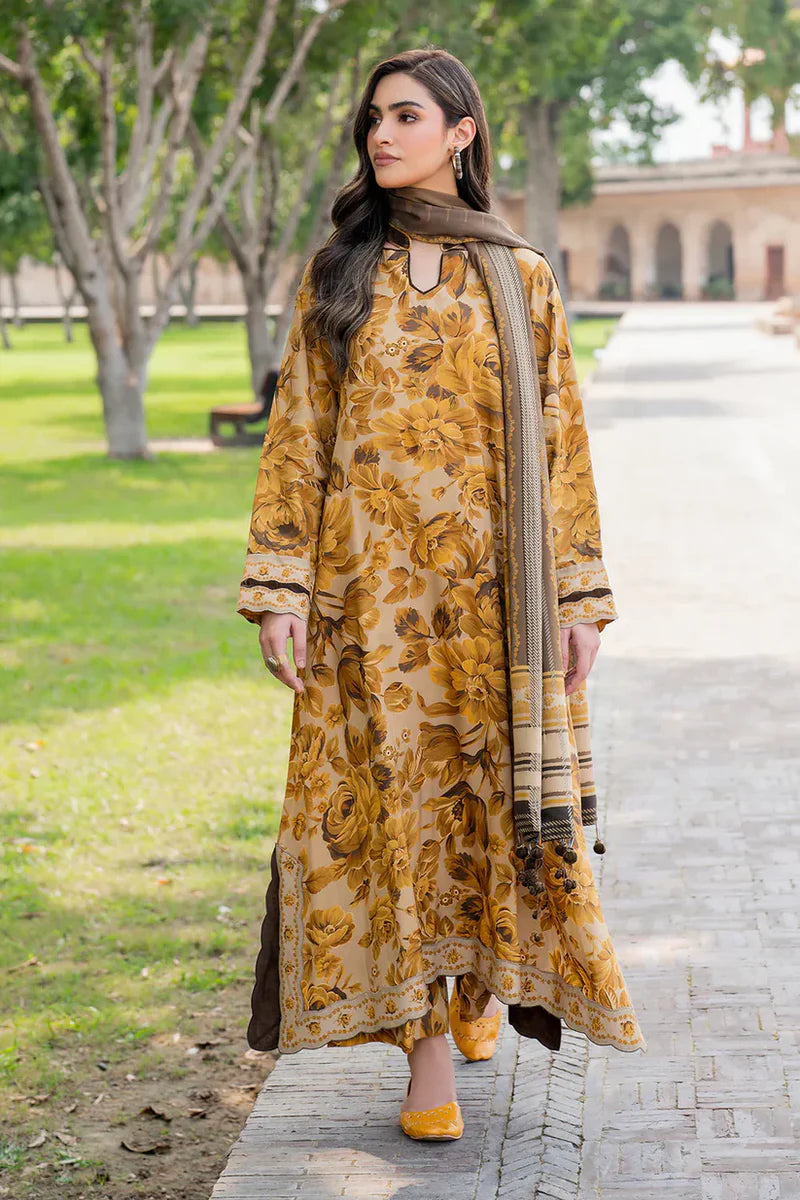 BAROQUE KHADDAR-Viscous With Bamber Duppata