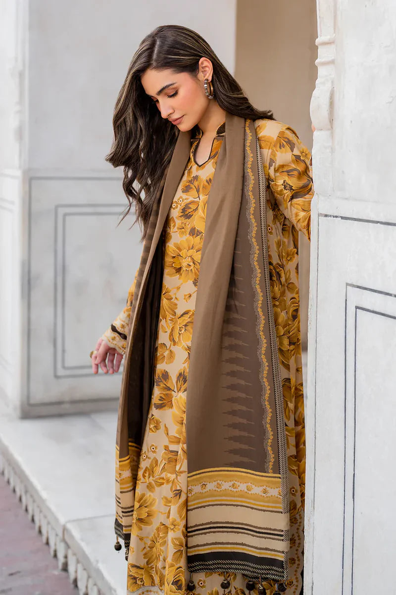 BAROQUE KHADDAR-Viscous With Bamber Duppata