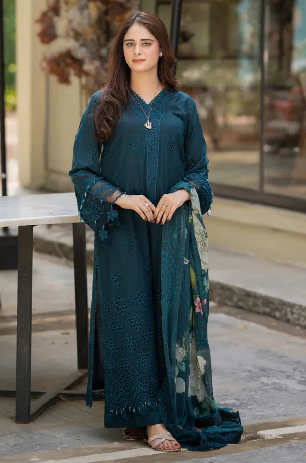 3 Piece - 3pc Lawn Embroidered Suit