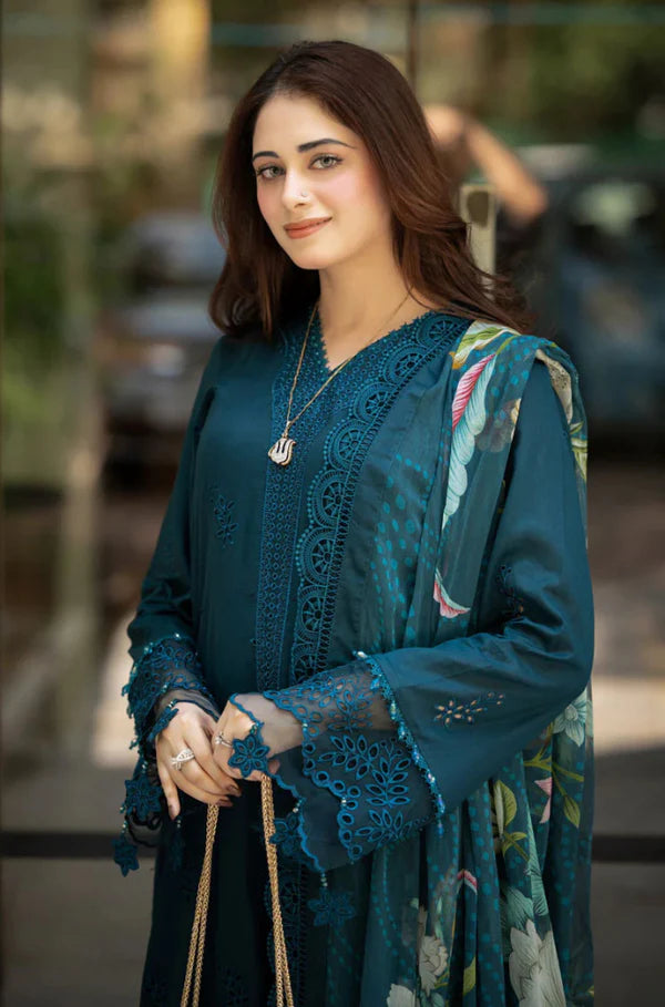 3 Piece - 3pc Lawn Embroidered Suit