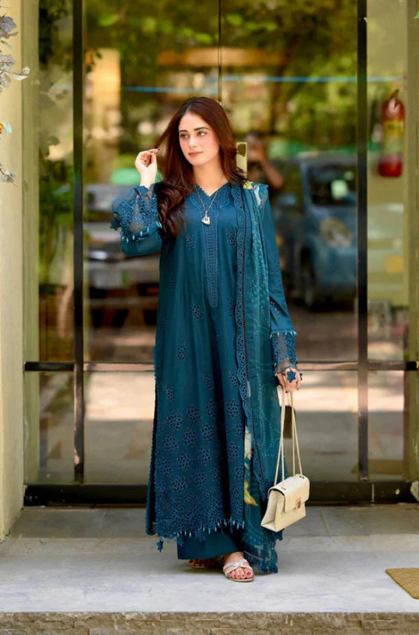 3 Piece - 3pc Lawn Embroidered Suit
