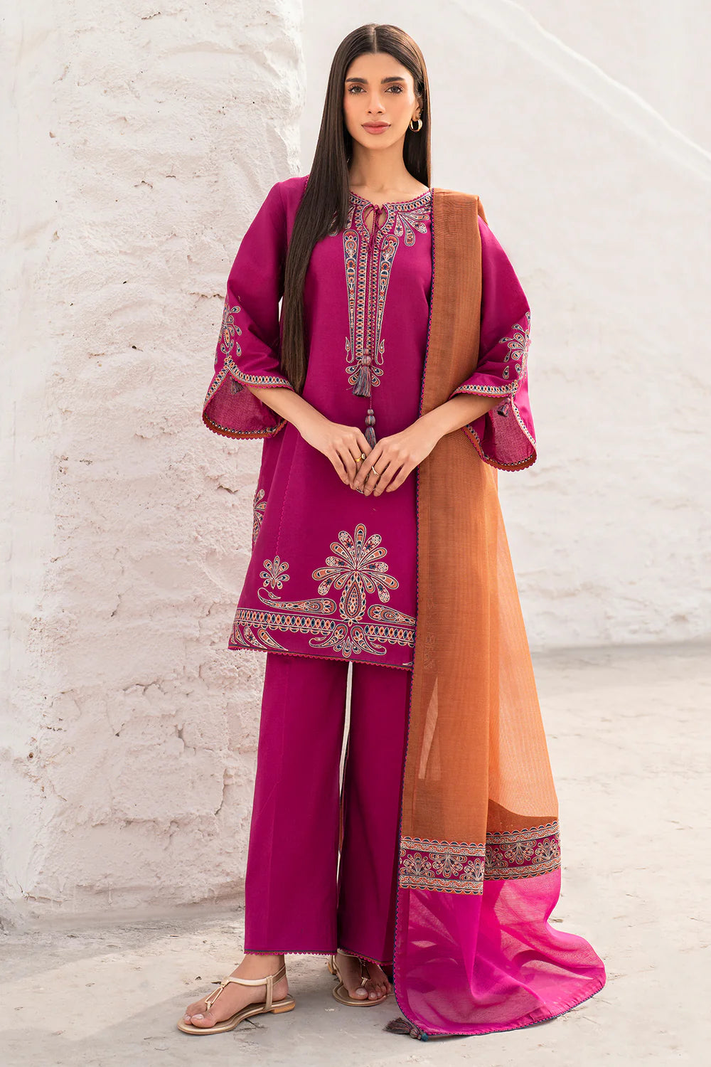 Jazmin - 3pc Lawn Embroidered Suit
