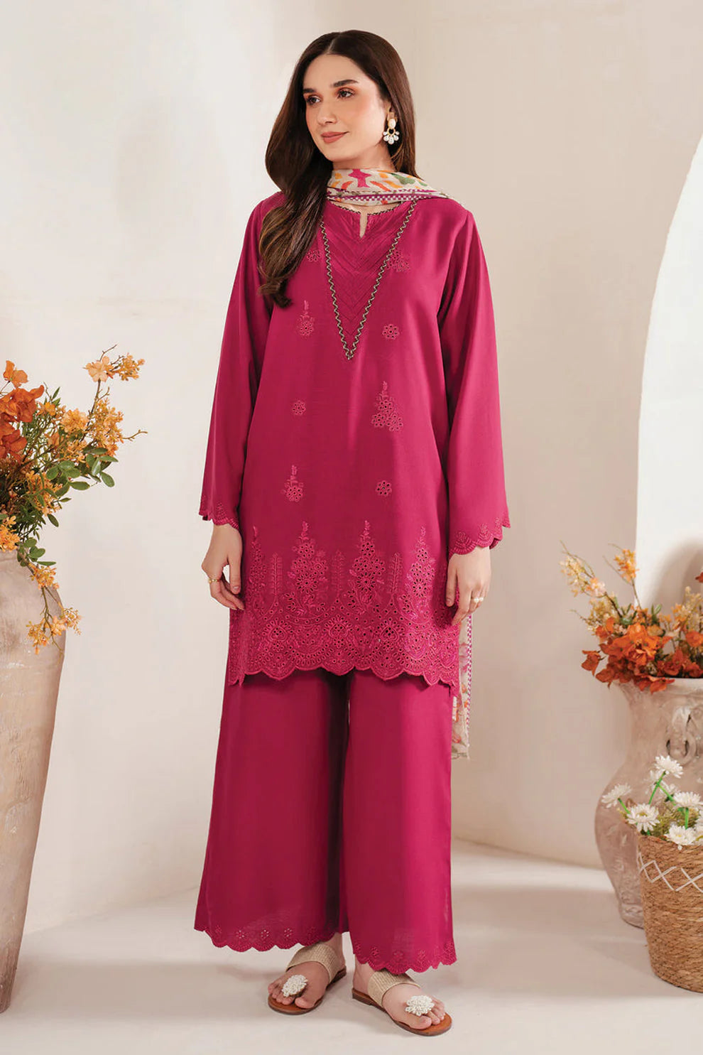 GARNET - 3pc Lawn Embroidered Suit