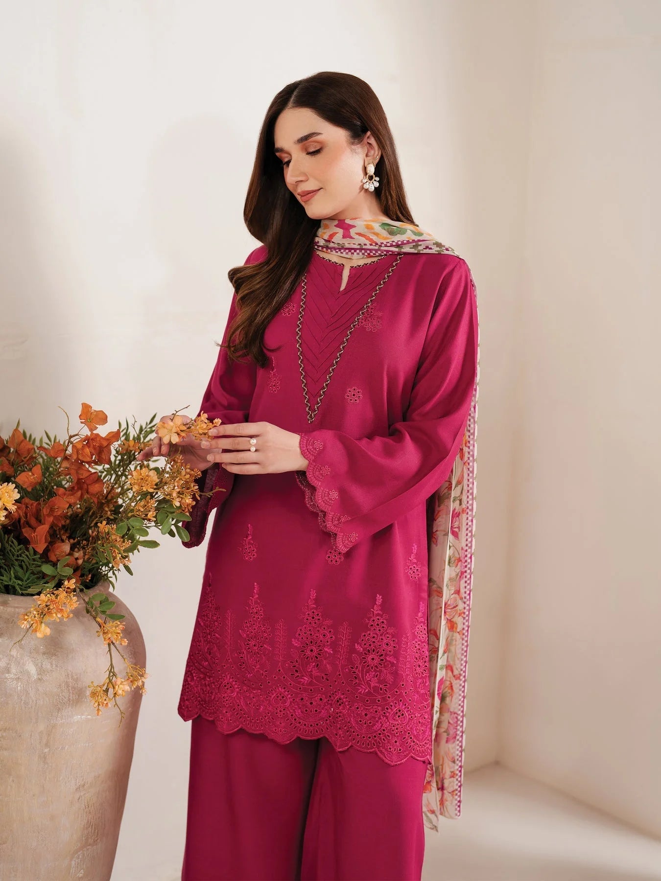 GARNET - 3pc Lawn Embroidered Suit