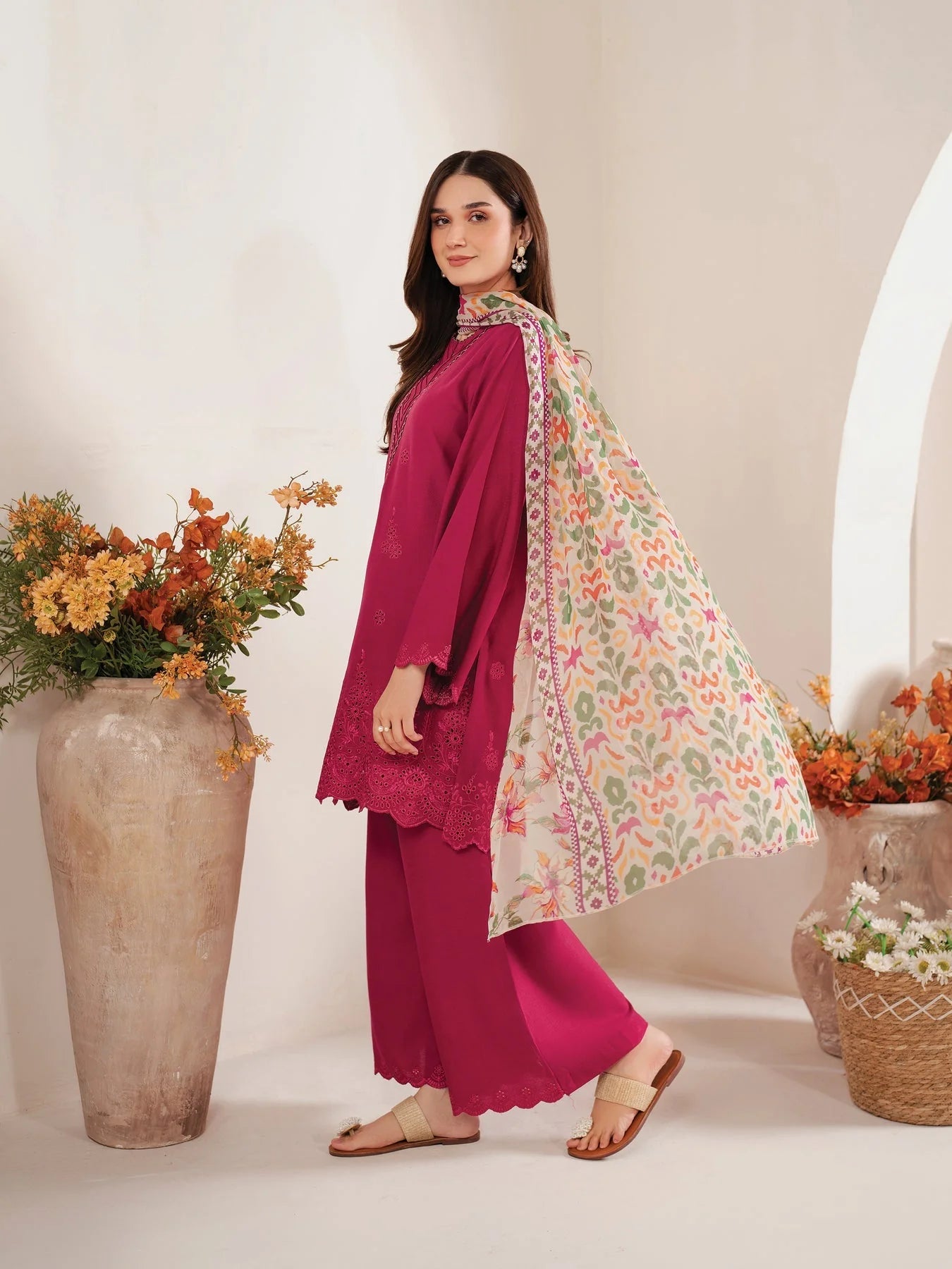 GARNET - 3pc Lawn Embroidered Suit