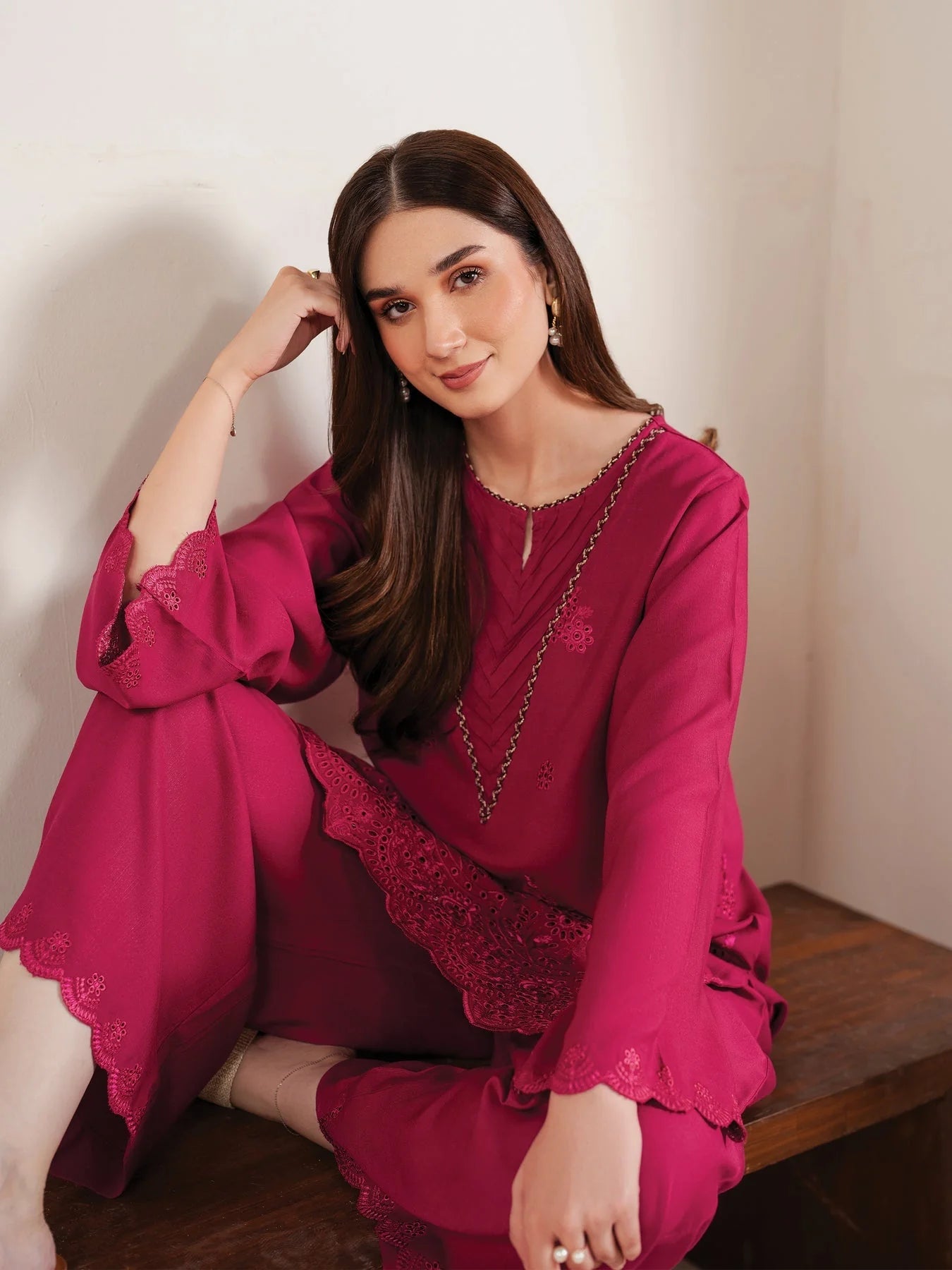 GARNET - 3pc Lawn Embroidered Suit