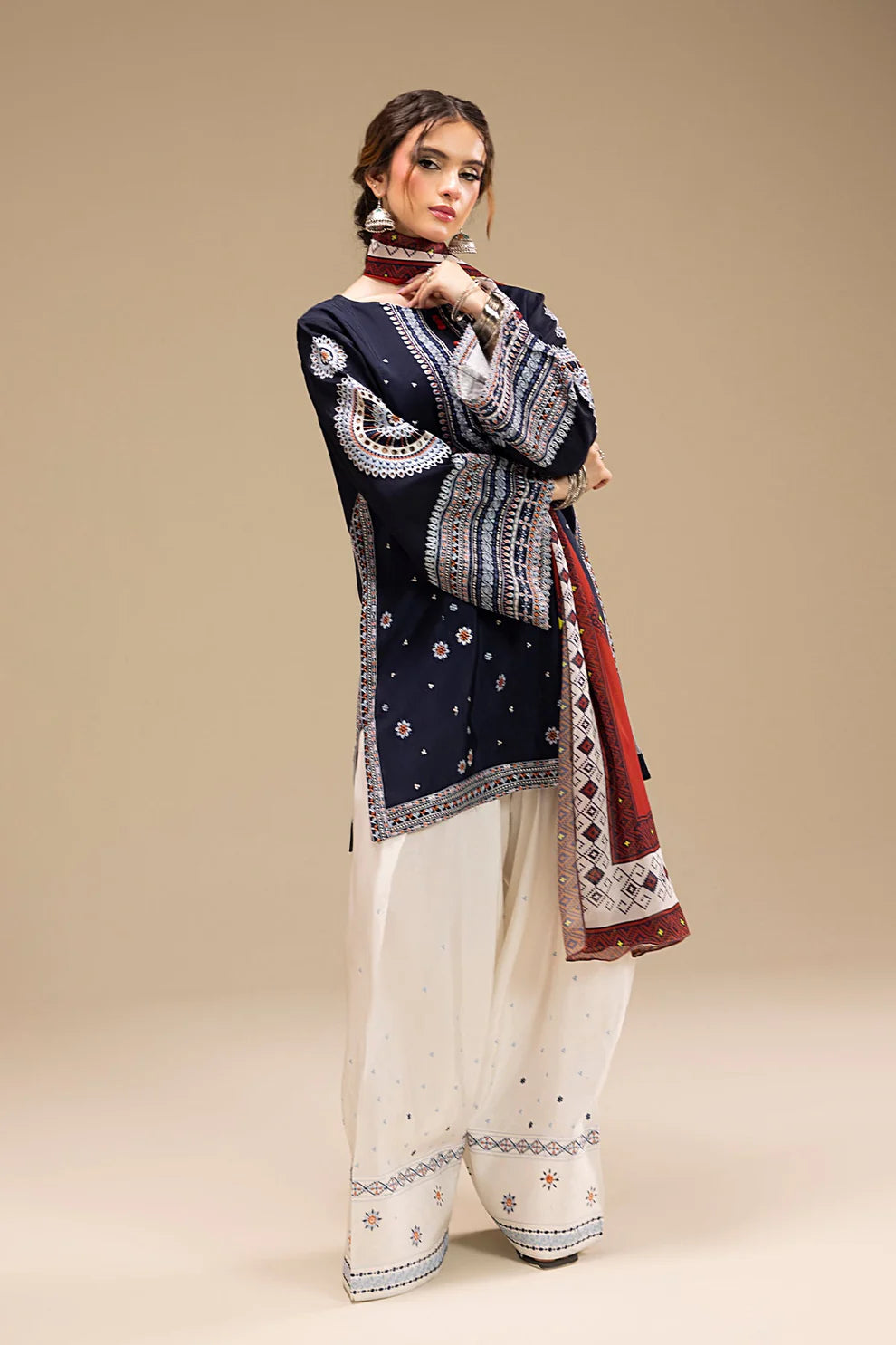 JAZMIN - 3pc Lawn Embroidered Suit