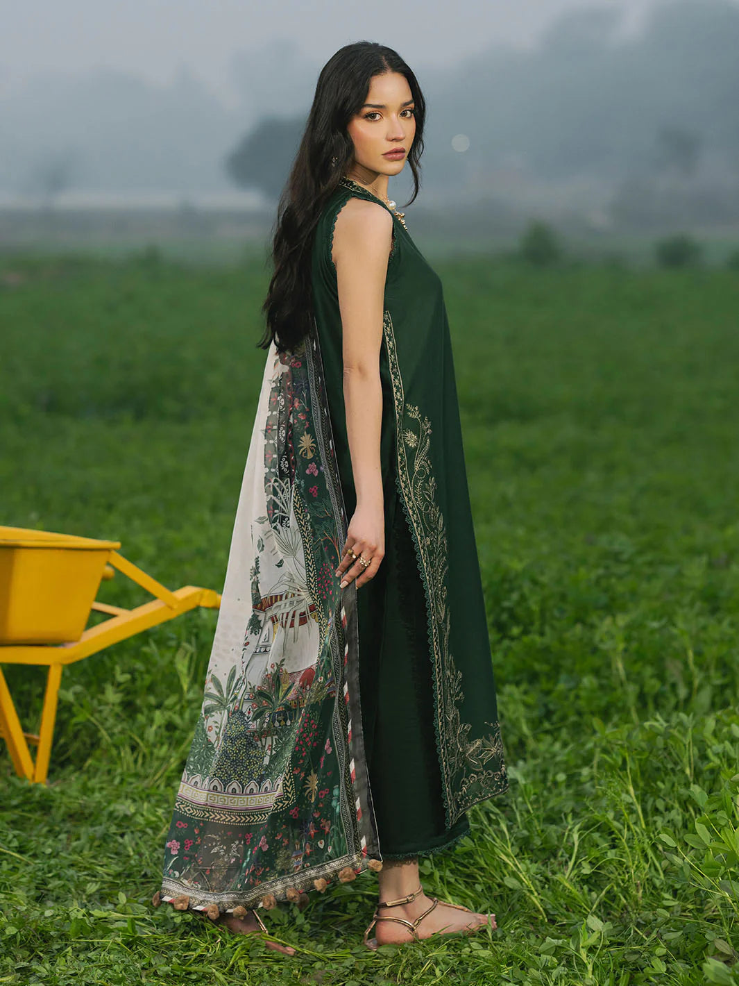 LAALAIN - 3pc Lawn Embroidered Suit