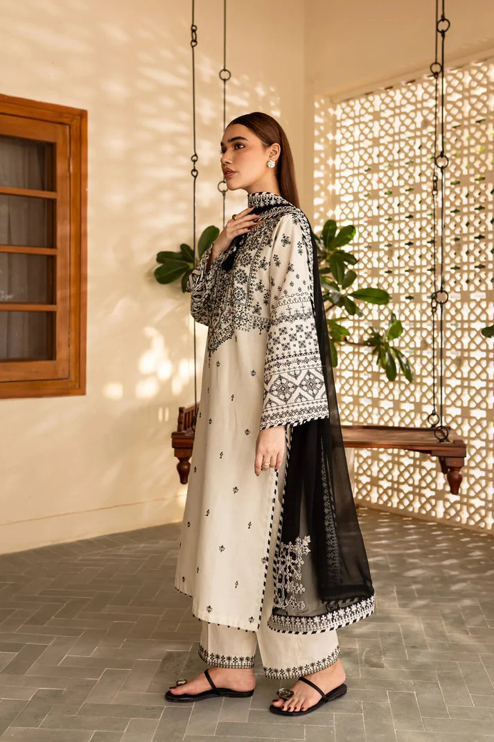 Mehak Posh - 3pc Lawn Embroidered Suit