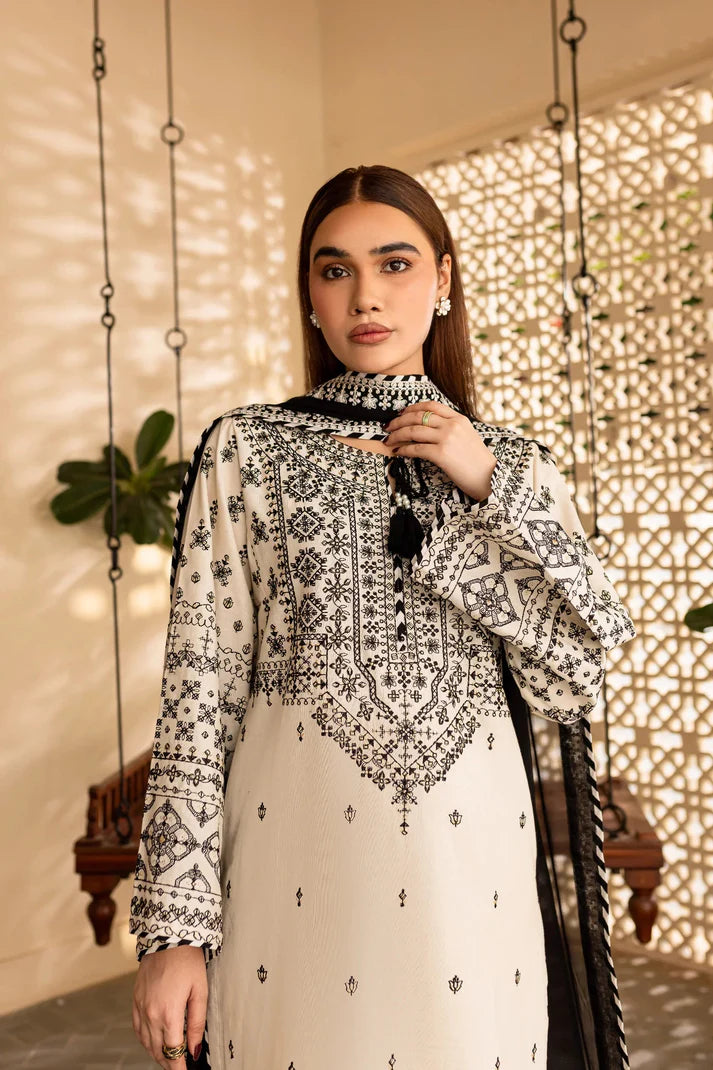 Mehak Posh - 3pc Lawn Embroidered Suit