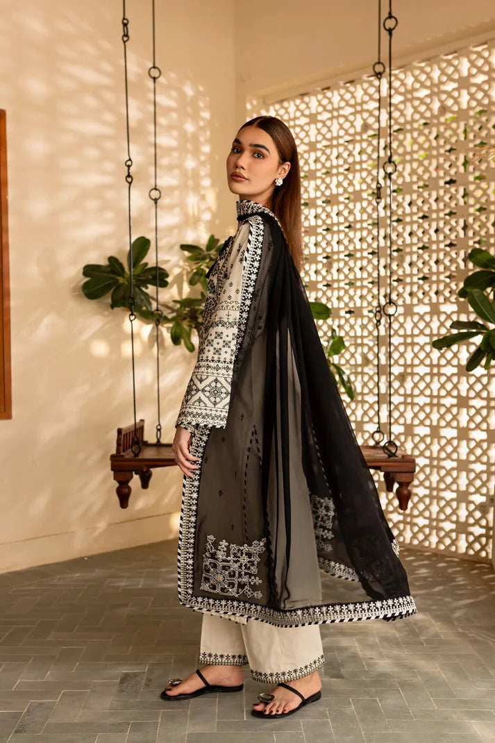 Mehak Posh - 3pc Lawn Embroidered Suit