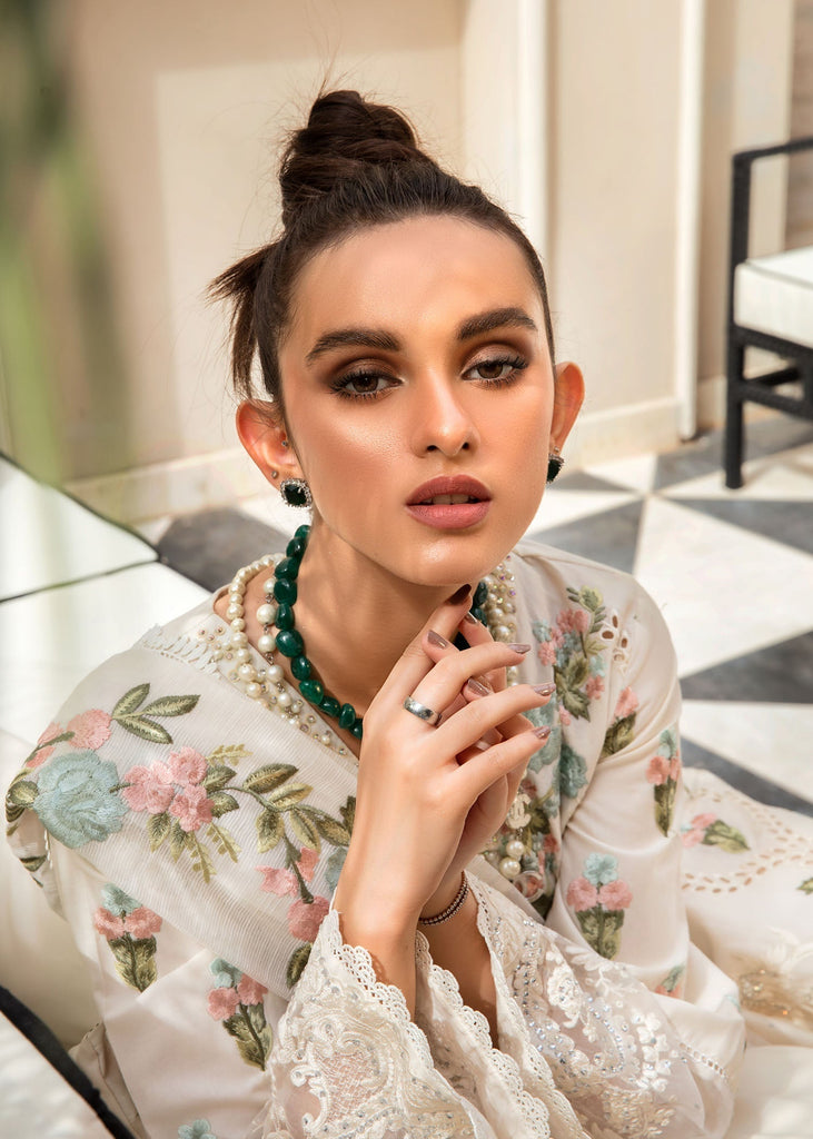 Monsoon Blooms - 3pc Lawn Embroidered Suit
