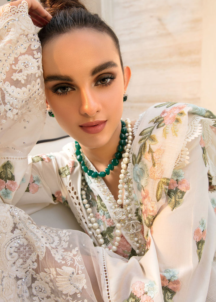 Monsoon Blooms - 3pc Lawn Embroidered Suit
