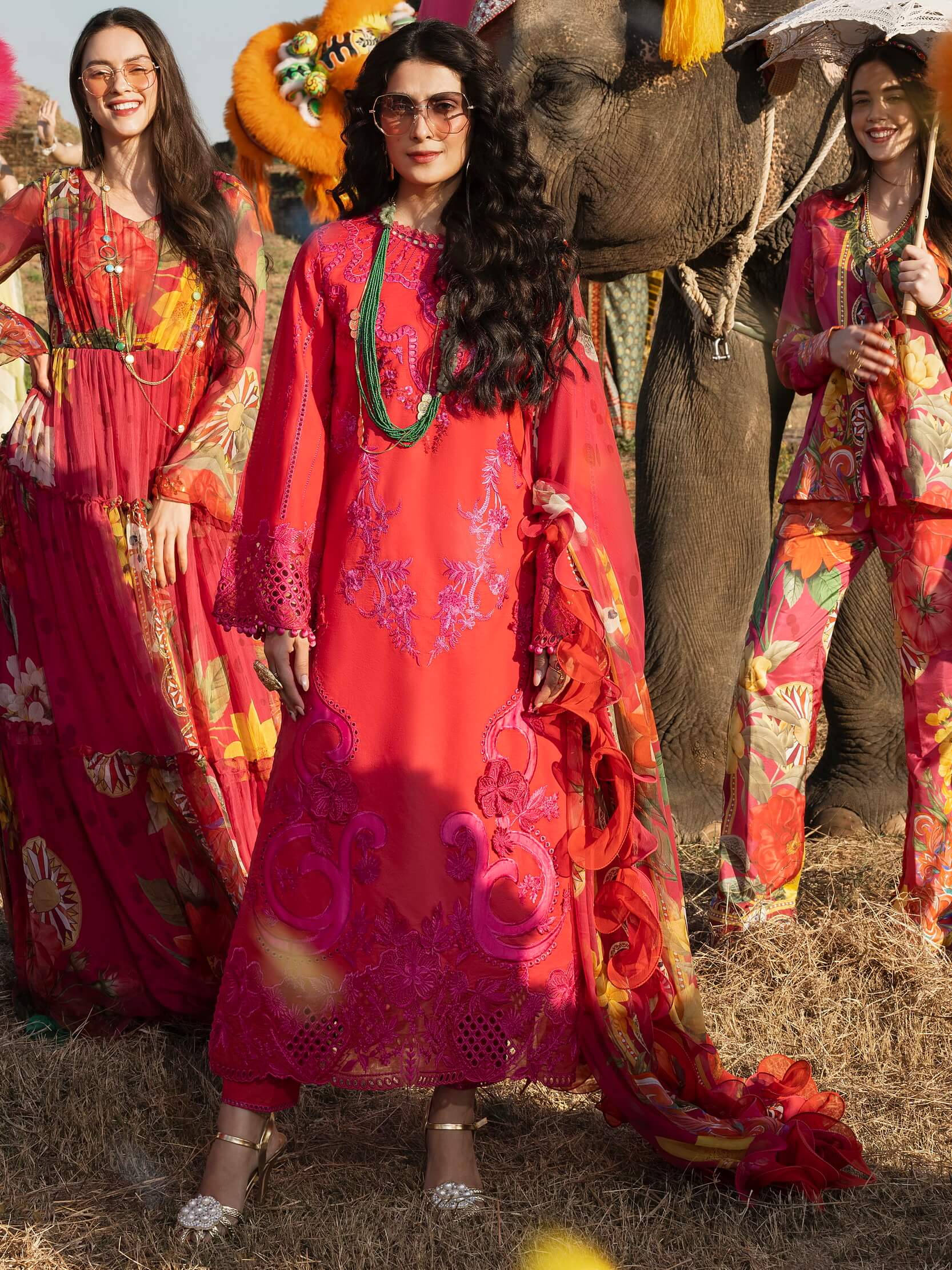 Mushq Lawana Embroidered