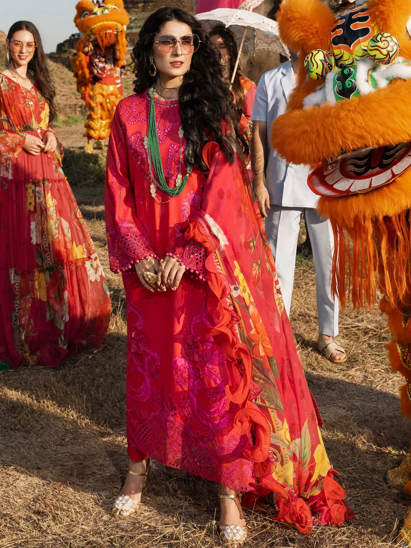 Mushq Lawana Embroidered