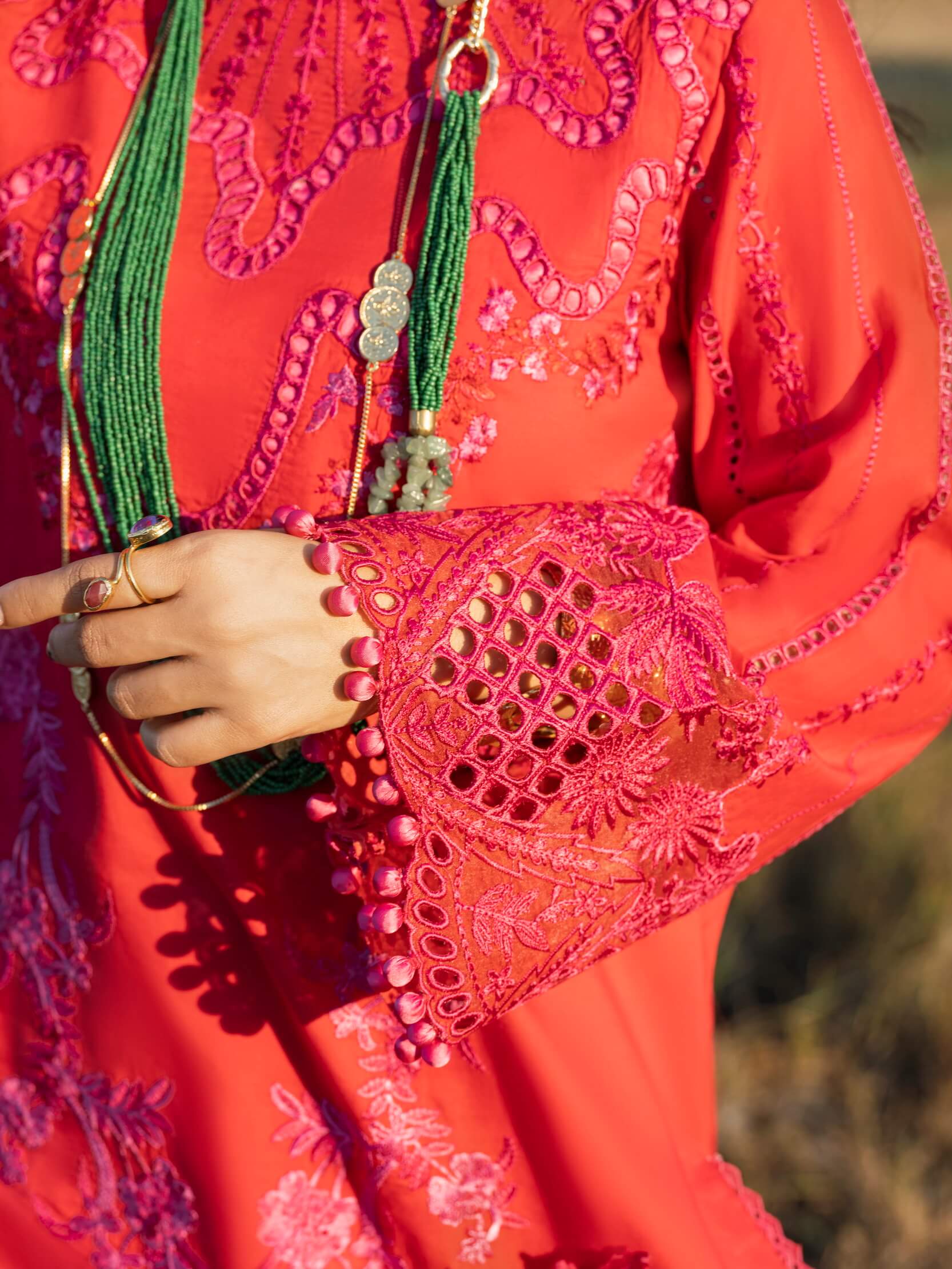 Mushq Lawana Embroidered