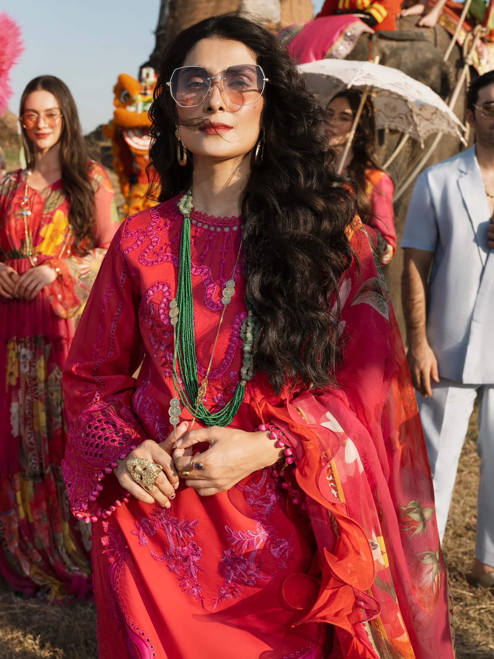 Mushq Lawana Embroidered