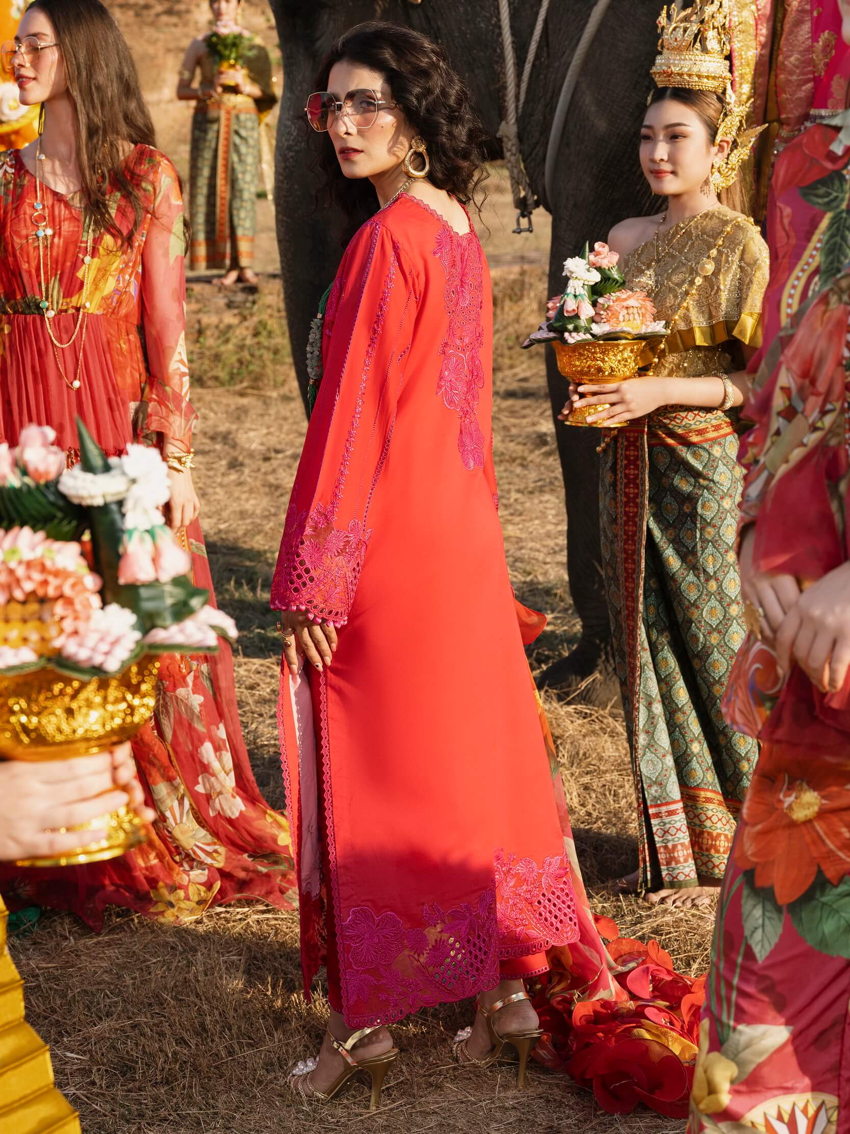 Mushq Lawana Embroidered