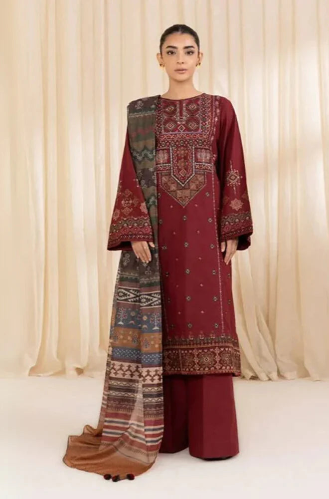 Sapphire - 3pc Lawn Embroidered Suit
