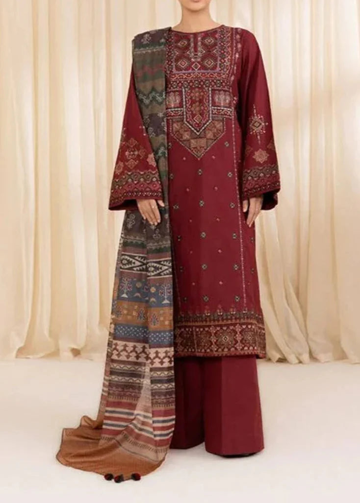 Sapphire - 3pc Lawn Embroidered Suit