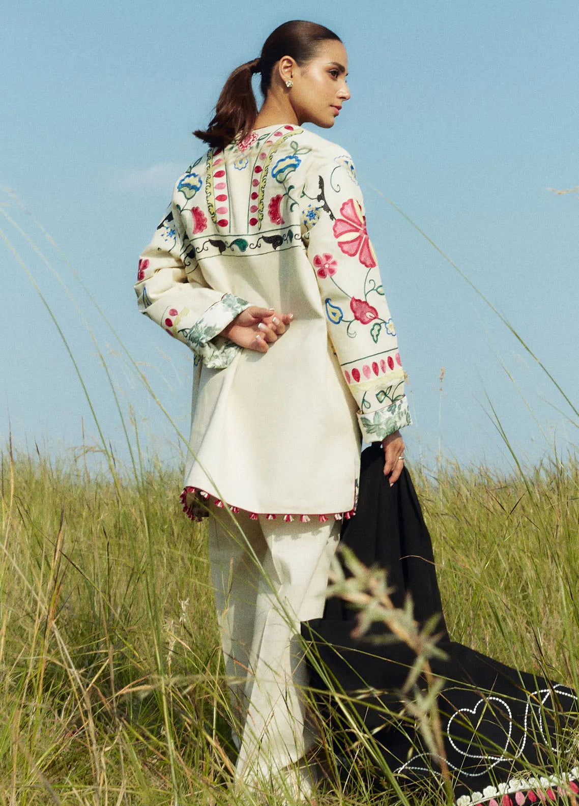 COCO by Zara Shahjahan – Luxury Embroidered DHANAK Winter Suit