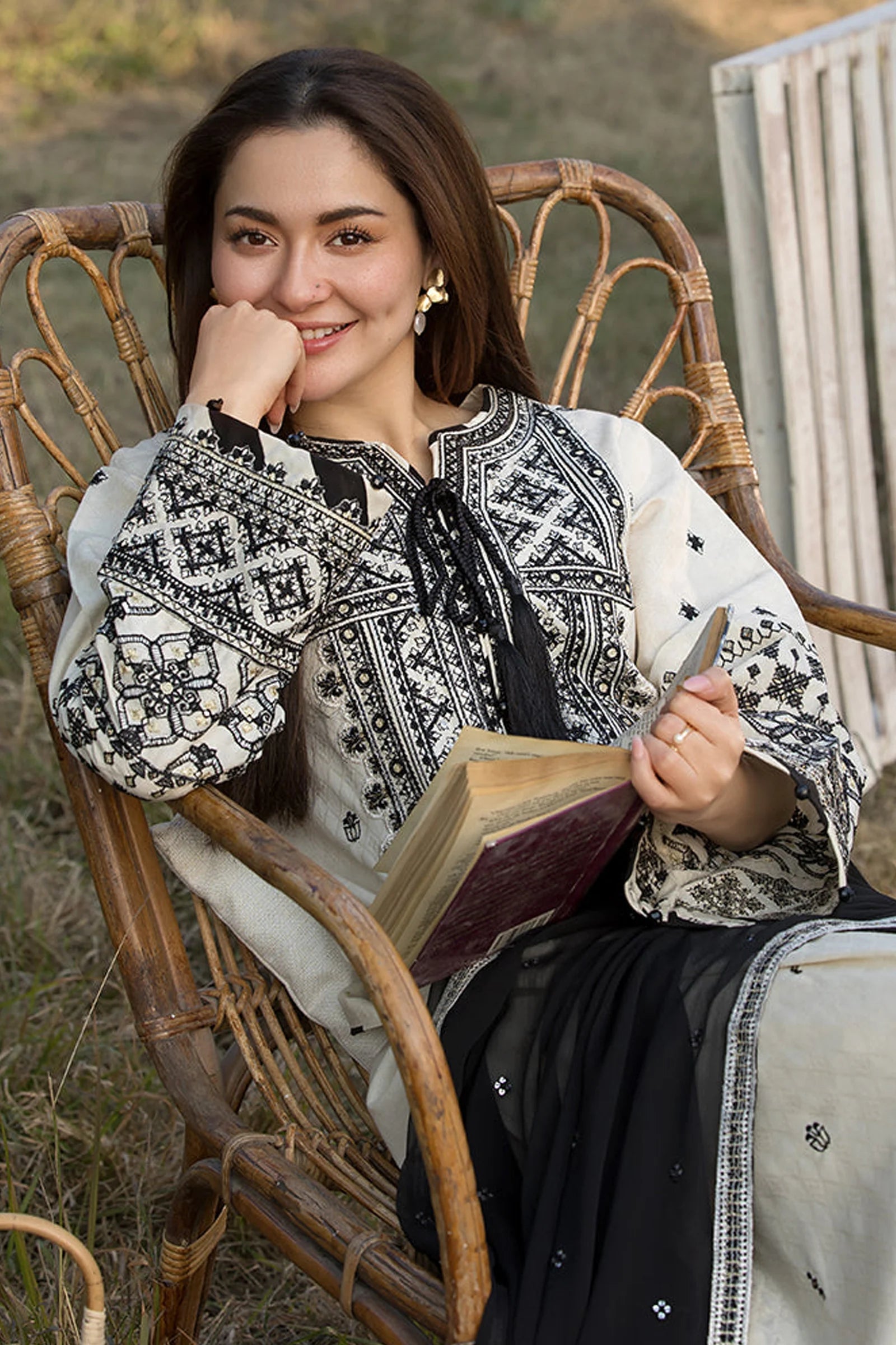 Heavy Embroidery with Pallu Patch