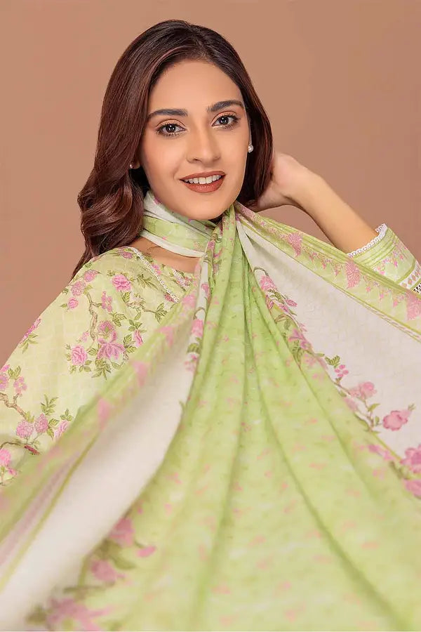 sadiqstore-Linen With Linen Dupatta