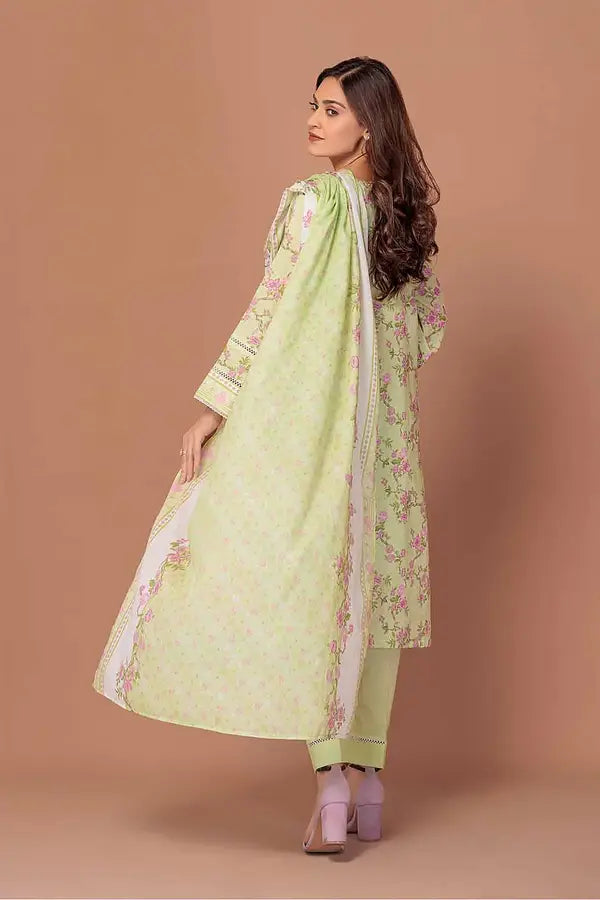 sadiqstore-Linen With Linen Dupatta