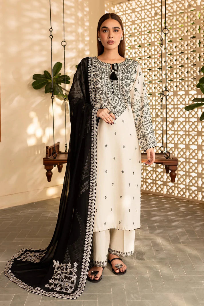 Mehak Posh - 3pc Lawn Embroidered Suit